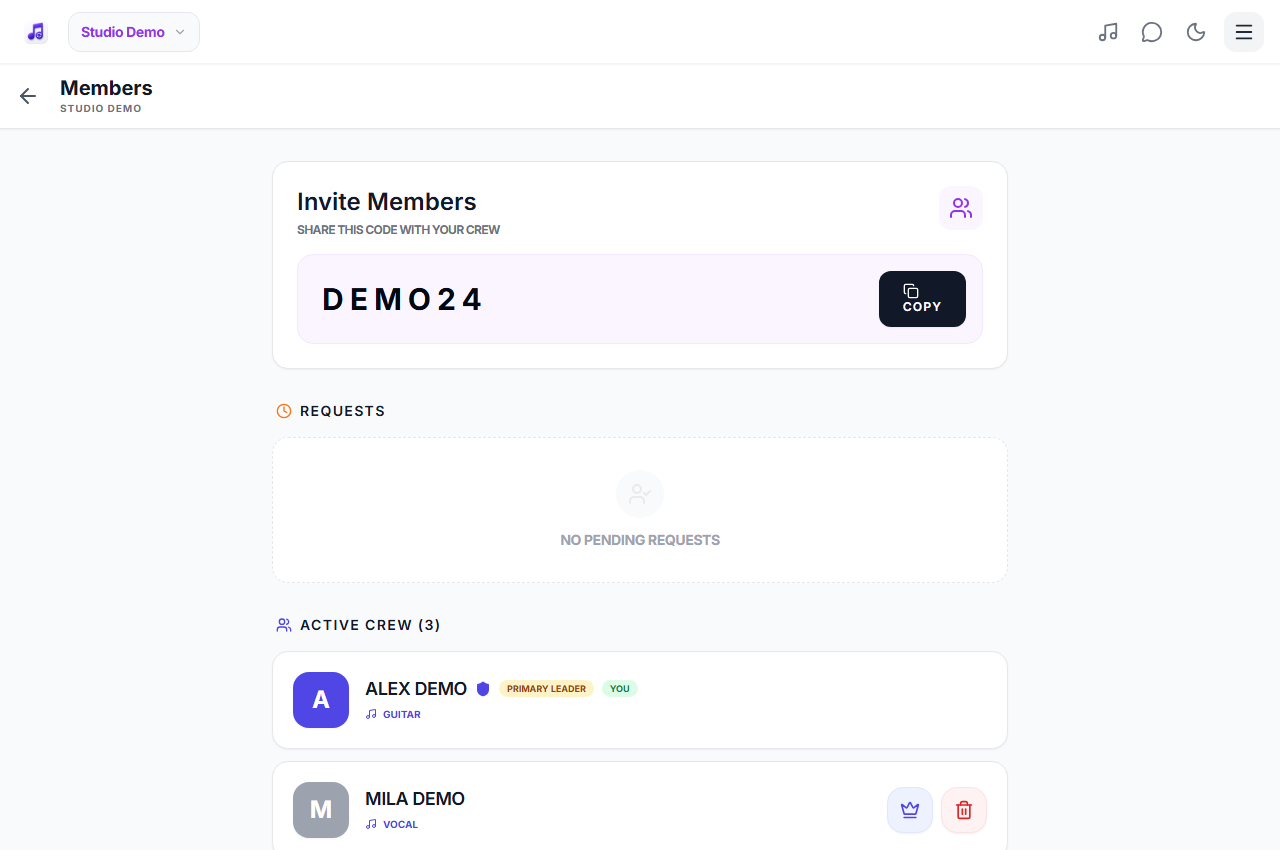 Members and roles · Desktop